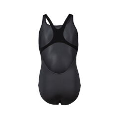 Arena Girl's Team Swimsuit Swim Pro Solid Gri Kız Çocuk Yüzücü Mayosu