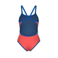 Arena Women's Icons Süper Fly Back Solid Turuncu/Mavi Kadın Yüzücü Mayo Turuncu/Mavi - F 34 (UK28)