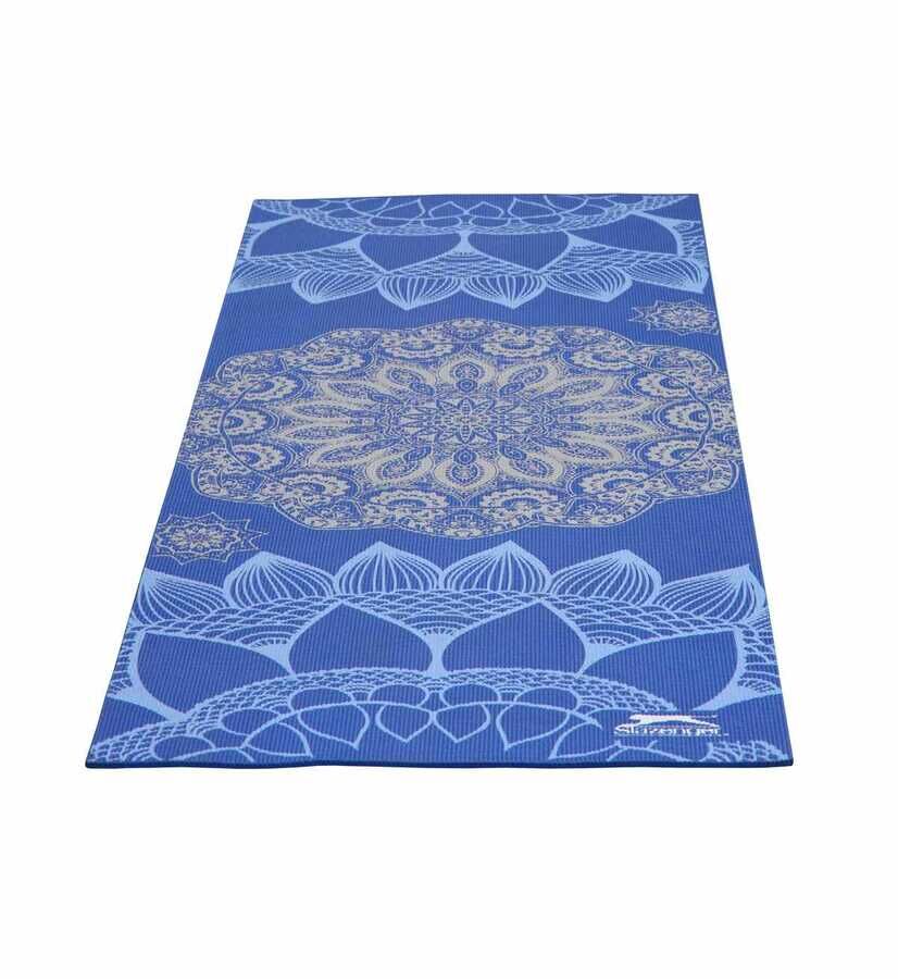 Slazenger Yoga Mat Mavi 173*61 cm - 6 mm Unısex Yoga Minder Ve Matları