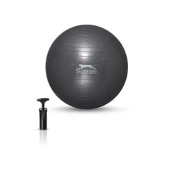 Slazenger Gymball 55cm Gri (POMPA DAHİL)