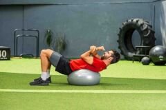 Slazenger Gymball 55cm Gri (POMPA DAHİL)