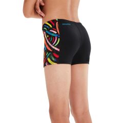 Speedo Digi Alov Panel Aquashort siyah Erkek Çocuk Mayosu