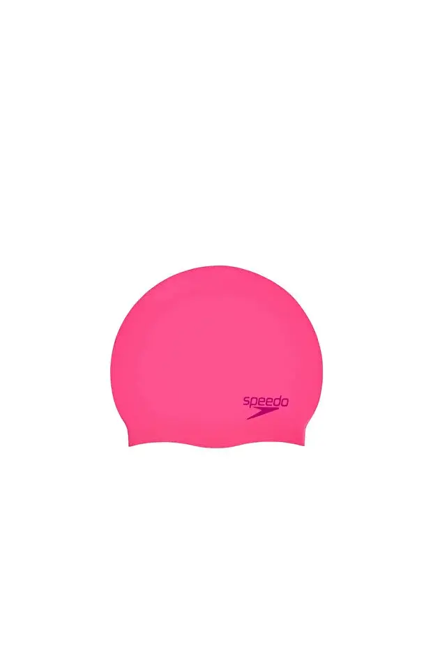 Speedo Plain Moulded Kız Çocuk Silikon Bone