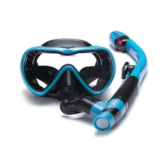 Flytise Sızdırmaz Şnorkel Seti (Mavi)
