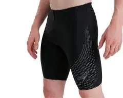 Speedo Giyim Mayo Gala Logo Jam Erkek Yüzücü Mayo Siyah - 30