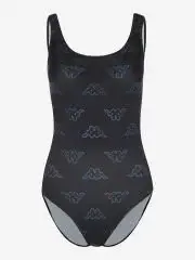 Kappa Logo Desenli Kadın Mayo Siyah - 42(XS-S)