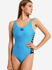 Kappa Logo Desenli Kadın Mayo Mavi - 44(S)