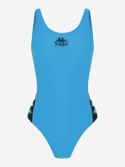 Kappa Logo Desenli Kadın Mayo Mavi - 44(S)