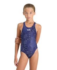 Arena Girl's Kikko Pro Swimsuit Swim Tec Kız Çocuk Yüzücü Mayo