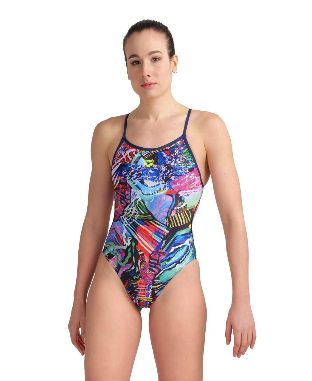 Arena Women's Swimsuit Lace Back Allover Kadın Yüzücü Mayo
