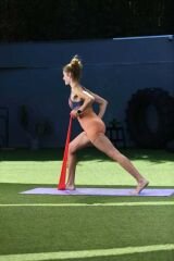 Slazenger Pilates Band Medium Ucu Açık PVC Bag