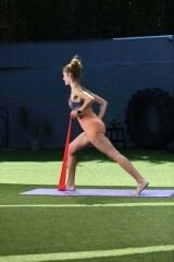 Slazenger Pilates Band Medium Ucu Açık PVC Bag