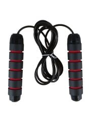 Helix JRP-50 Rulman Mekanizmalı Çelik İpli Ayarlanabilir Kırmızı Atlama İpi