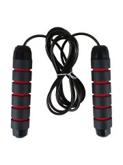 Helix JRP-50 Rulman Mekanizmalı Çelik İpli Ayarlanabilir Kırmızı Atlama İpi