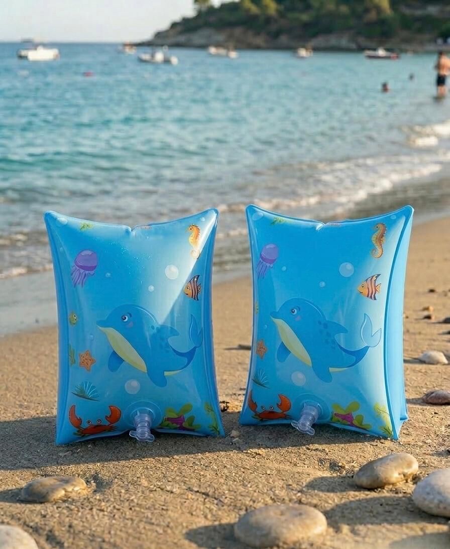 Bermuda Yunus Desenli Kolluk Mavi