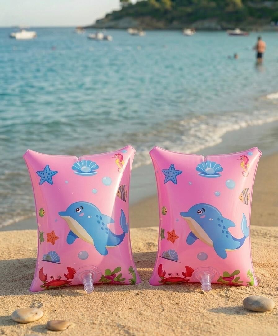 Bermuda Yunus Desenli Kolluk Pembe