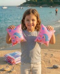 Bermuda Yunus Desenli Kolluk Pembe