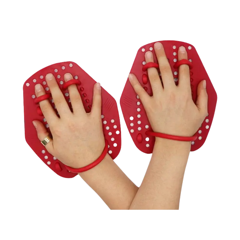 İkavi Yüzücü El Paletleri Kırmızı - S