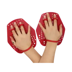 İkavi Yüzücü El Paletleri Kırmızı - S