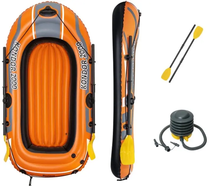 Bestway Kondor 2 Kişilik Bot Kürek Pompa Set