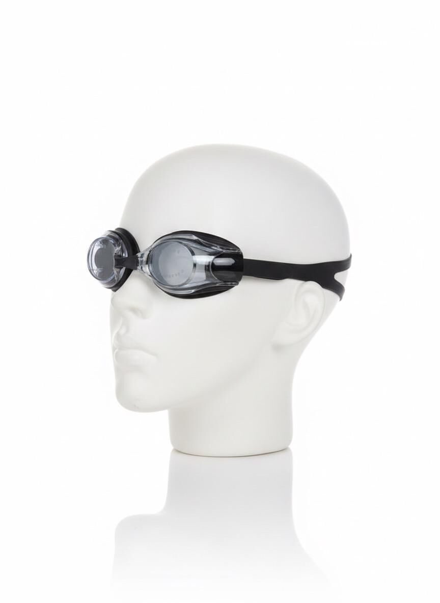 Swimming Yetişkin Yüzücü Gözlüğü Siyah Şeffaf