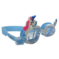 Bermuda Figürlü Çocuk Deniz Gözlüğü Açık Mavi