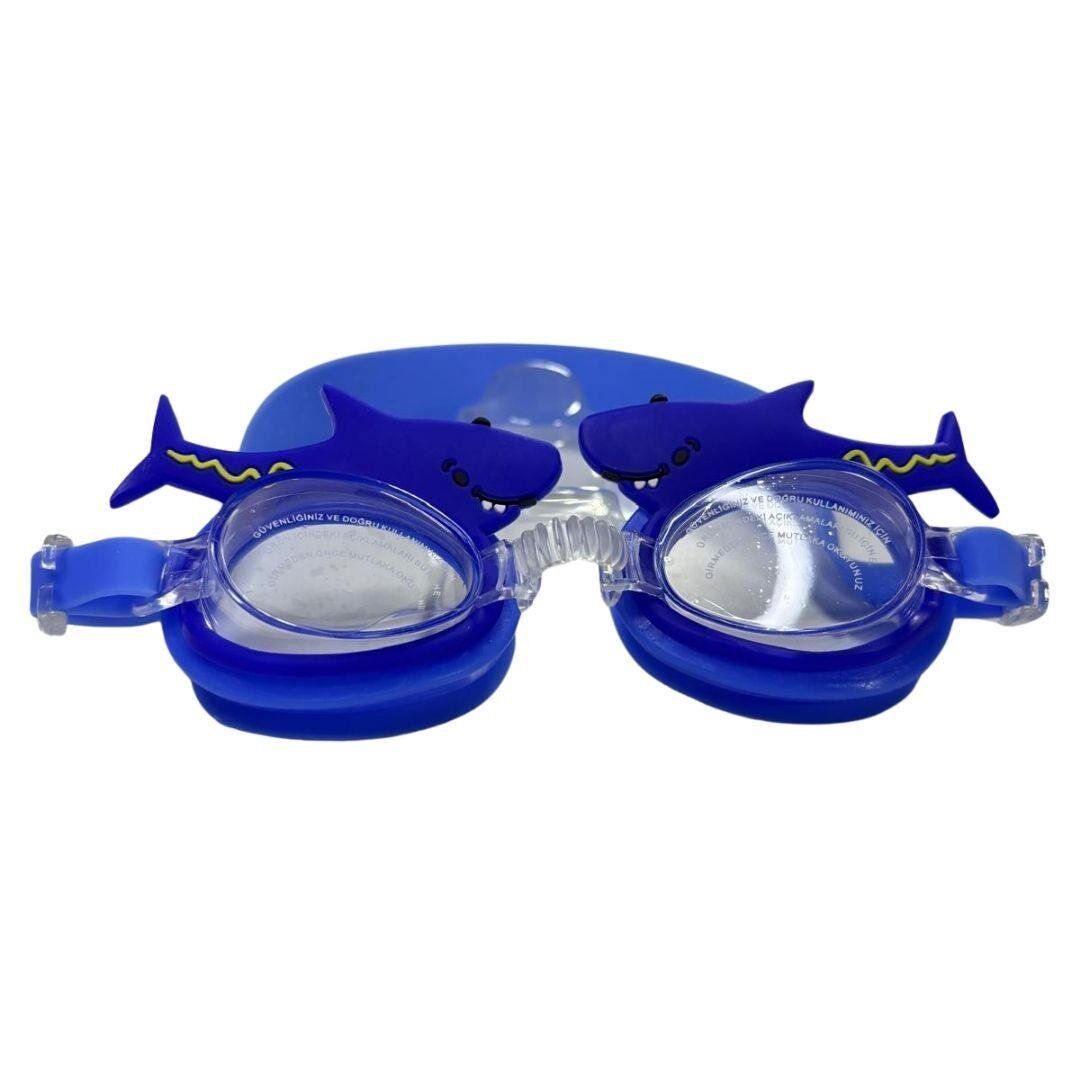 Bermuda Figürlü Çocuk Deniz Gözlüğü Koyu Mavi