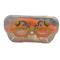 Bermuda Figürlü Çocuk Deniz Gözlüğü Turuncu