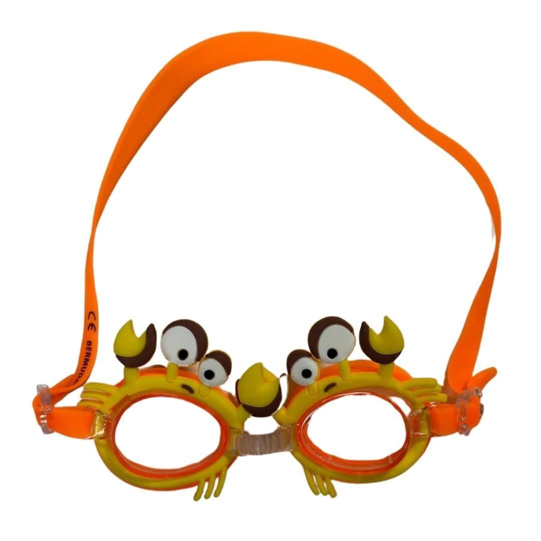 Bermuda Figürlü Çocuk Deniz Gözlüğü Turuncu