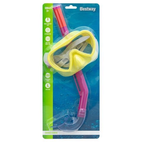 Bestway Crusader Essentail Snorkel Set Sarı