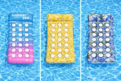 Bermuda Delikli Desenli Deniz Yatağı Sarı