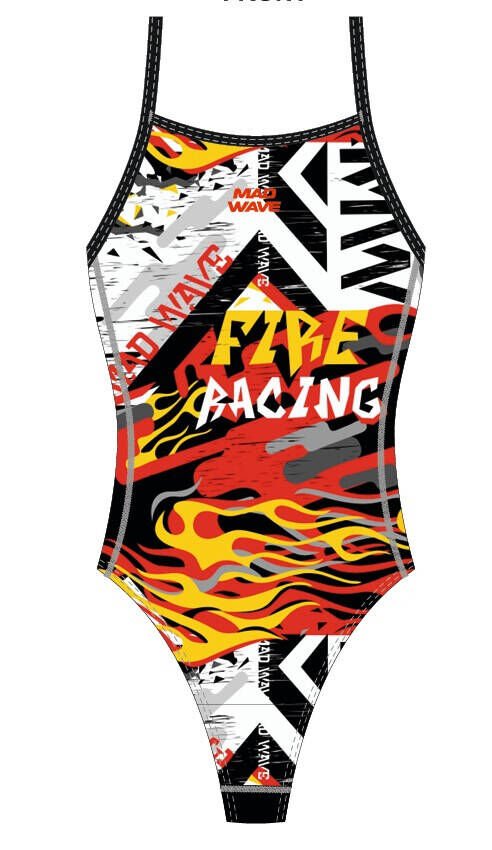 Mad Wave Kız Çocuk Mayo Nera Junior PBT H8 M