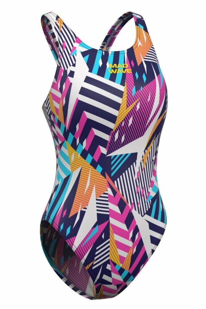 Mad Wave Kadın Mayo antichlor Wave PBT J9, Multi S