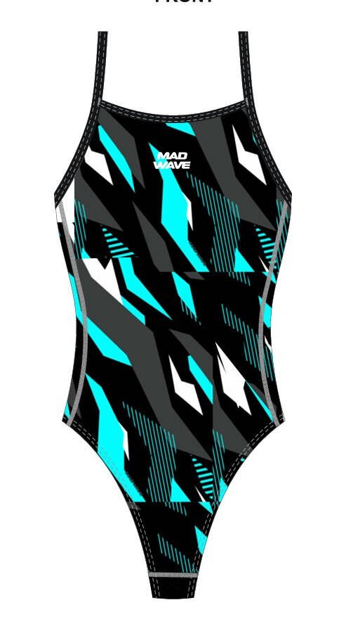 Mad Wave Kadın Mayo Nera PBT J1, , Mavi S