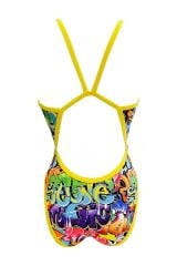 Turbo Graffiti Revolution Kız Çocuk Mayosu 14 yaş