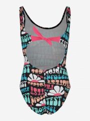 Protest Desenli Kız Çocuk Yüzücü Mayo 12-14 Yaş