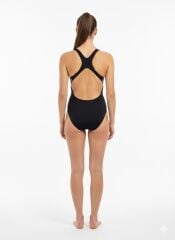 Karacan Desenli Kadın Yüzücü Mayo S