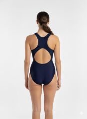 Karacan Düz Kadın Yüzücü Mayo L