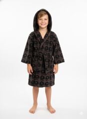 Dry Desenli Çocuk Bornoz 5-6 Yaş